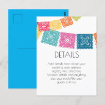 Ehe - Boda - Hochzeit Papel Picado Details