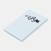 Ehe Brautpaare Post-it Klebezettel (angewinkelt)