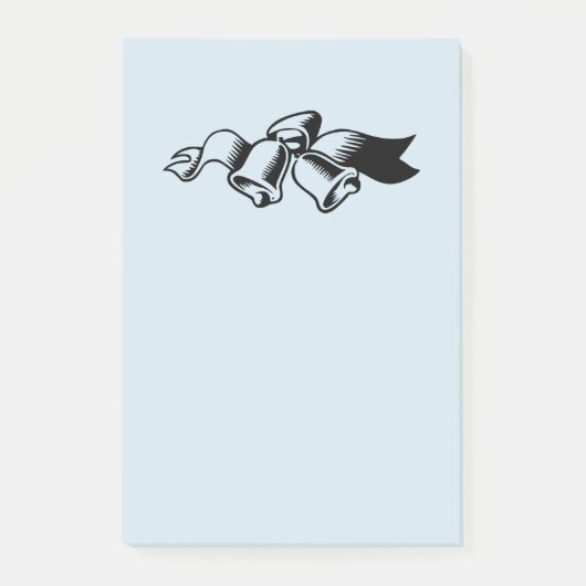 Ehe Brautpaare Post-it Klebezettel (Vorderseite)