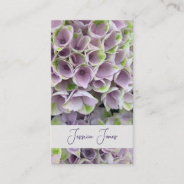 Ehe Celebrant Simple Mauve Floral Visitenkarte