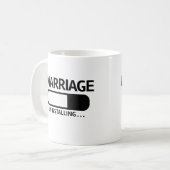 Ehe Deinstallation Lustig | Scheidung Humor Kaffeetasse (Vorderseite Links)
