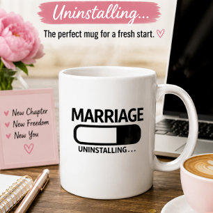 Ehe Deinstallation Lustig   Scheidung Humor Kaffeetasse