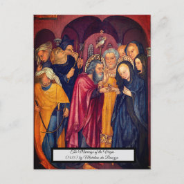 Ehe der Jungfrau Postkarte