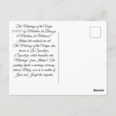 Ehe der Jungfrau Postkarte (Rückseite)