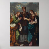 Ehe der Jungfrau Religiöse Christliche Hochzeit Poster (Vorne)