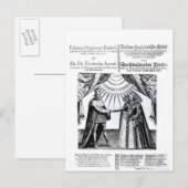Ehe der Prinzessin Elizabeth Postkarte (Vorne/Hinten)