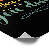 Ehe, die du tust oder du nicht heiratest, Design f Poster (Ecke)