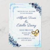 Ehe Einladung (Vorne/Hinten)