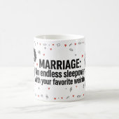 Ehe Endlos-Schlafparty-Tasse Kaffeetasse (Mittel)