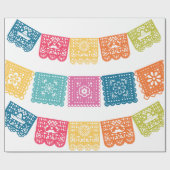 Ehe - Hochzeit Papel Picado Hochzeit Geschenkpapier (Flach)