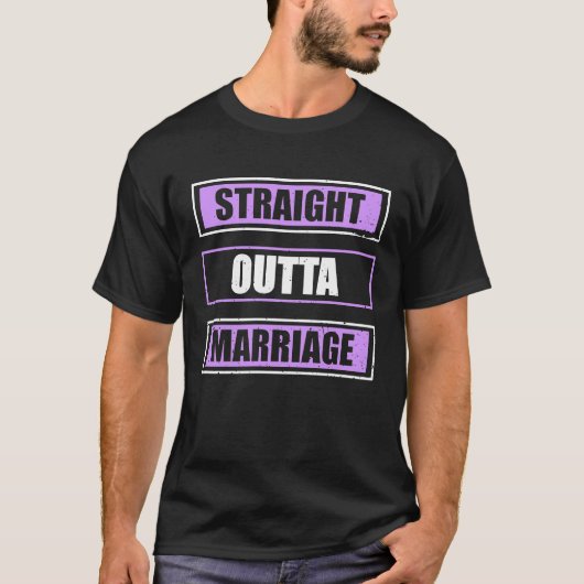 Ehe im Freien nur Scheidung T-Shirt (Vorderseite)