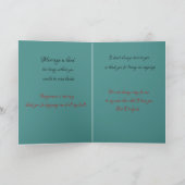 Ehe ist eine schwere Grußkarte Dankeskarte (Innenseite)