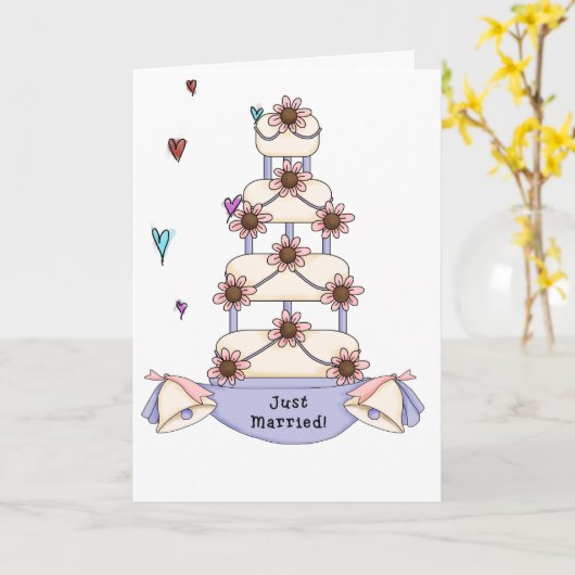 Ehe Karte (Gelbe Blume)