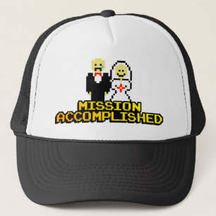 Ehe "Mission Accomplished" (8-Bit) Truckerkappe