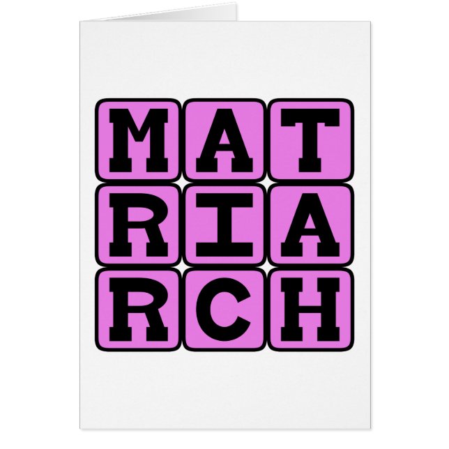 Ehe, Mutter der Familie (Vorne)