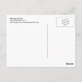 Ehe Postkarte (Rückseite)