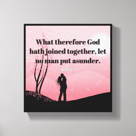 Ehe - Premium Wrapped Canvas (Glanz) Leinwanddruck (Vorderseite)