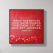 Ehe - Premium Wrapped Canvas (Glanz) Leinwanddruck (Vorderseite)