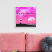 Ehe - Premium Wrapped Canvas (Glanz) Leinwanddruck (Insitu (Wohnzimmer))