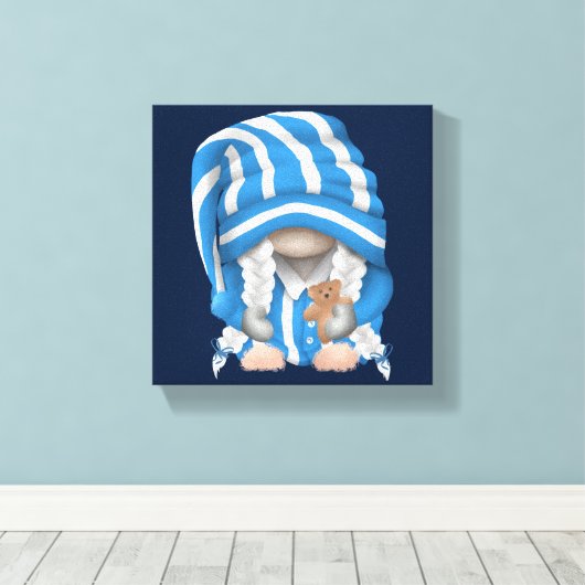 Ehe - Premium Wrapped Canvas (Glanz) Leinwanddruck (Insitu (Holzboden))