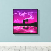 Ehe - Premium Wrapped Canvas (Glanz) Leinwanddruck (Insitu (Holzboden))