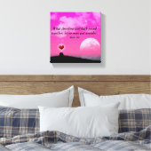 Ehe - Premium Wrapped Canvas (Glanz) Leinwanddruck (Insitu (Schlafzimmer))