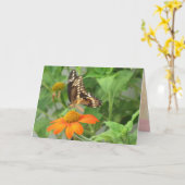 Ehe - So schön wie der Schmetterling (a) Karte (Gelbe Blume)