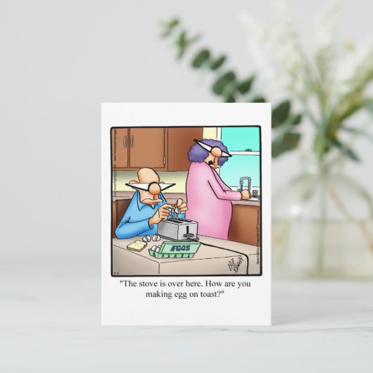 Ehe Spaß Postkarte "Spectickles" (Stehend Vorderseite)