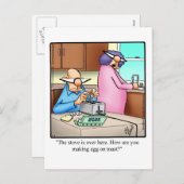 Ehe Spaß Postkarte "Spectickles" (Vorne/Hinten)