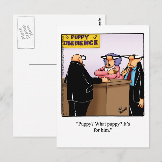 Ehe Spaß Postkarte " Spectickles" (Vorne/Hinten)