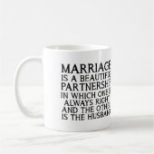 Ehe-Streit Lustiger Becher Kaffeetasse (Links)