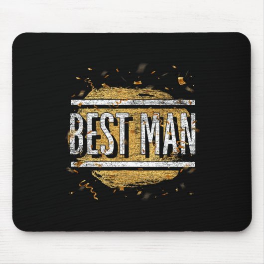 Ehe Trauzeuge Trauzeugen Hochzeit Bachelor Party Mousepad (Vorne)