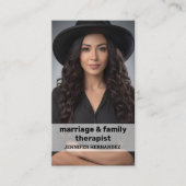 Ehe und Familientherapeut Custom QR Visitenkarte (Vorderseite)