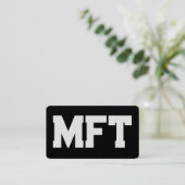 Ehe und Familientherapeut QR Visitenkarte (Stehend Vorderseite)