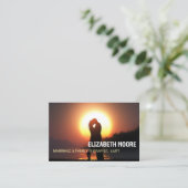 Ehe und Familientherapeut Visitenkarte (Stehend Vorderseite)