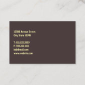 Ehe und Familientherapeut Visitenkarte (Rückseite)