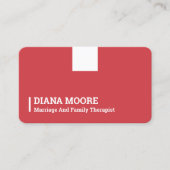 Ehe und Familientherapeut Visitenkarte (Vorderseite)