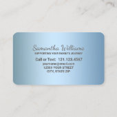 Ehe und Familientherapeut Visitenkarte (Rückseite)