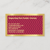 Ehe und Familientherapeut Visitenkarte (Rückseite)