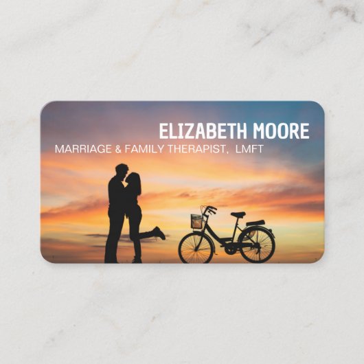 Ehe und Familientherapeut Visitenkarte (Vorderseite)