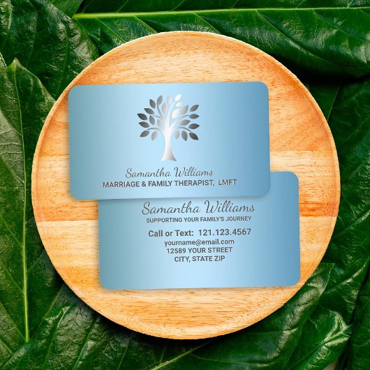 Ehe und Familientherapeut Visitenkarte