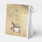 Ehe und Hochzeit Geschenkschachtel (Rückseite)