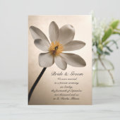 Ehe/Verkündung der weißen Wildblume Ankündigung (Stehend Vorderseite)