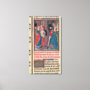 Ehe von Baldwin VI und Marie Leinwanddruck