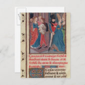 Ehe von Baldwin VI und Marie Postkarte (Vorne/Hinten)