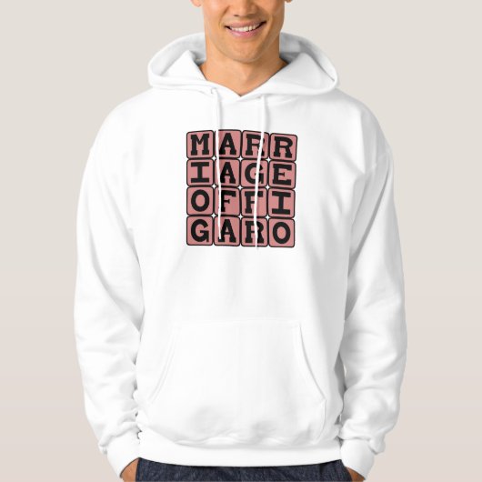 Ehe von Figaro, Mozarteoper Hoodie (Vorderseite)