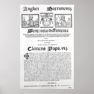 Ehe von Heinrich VIII. und Catherine von Aragon Poster