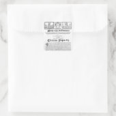 Ehe von Heinrich VIII. und Catherine von Aragon Quadratischer Aufkleber (Tasche)