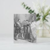 Ehe von Henry VIII und Catherine Parr Postkarte (Stehend Vorderseite)