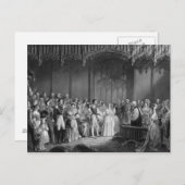Ehe von Königin Victoria und Prinz Albert Postkarte (Vorne/Hinten)